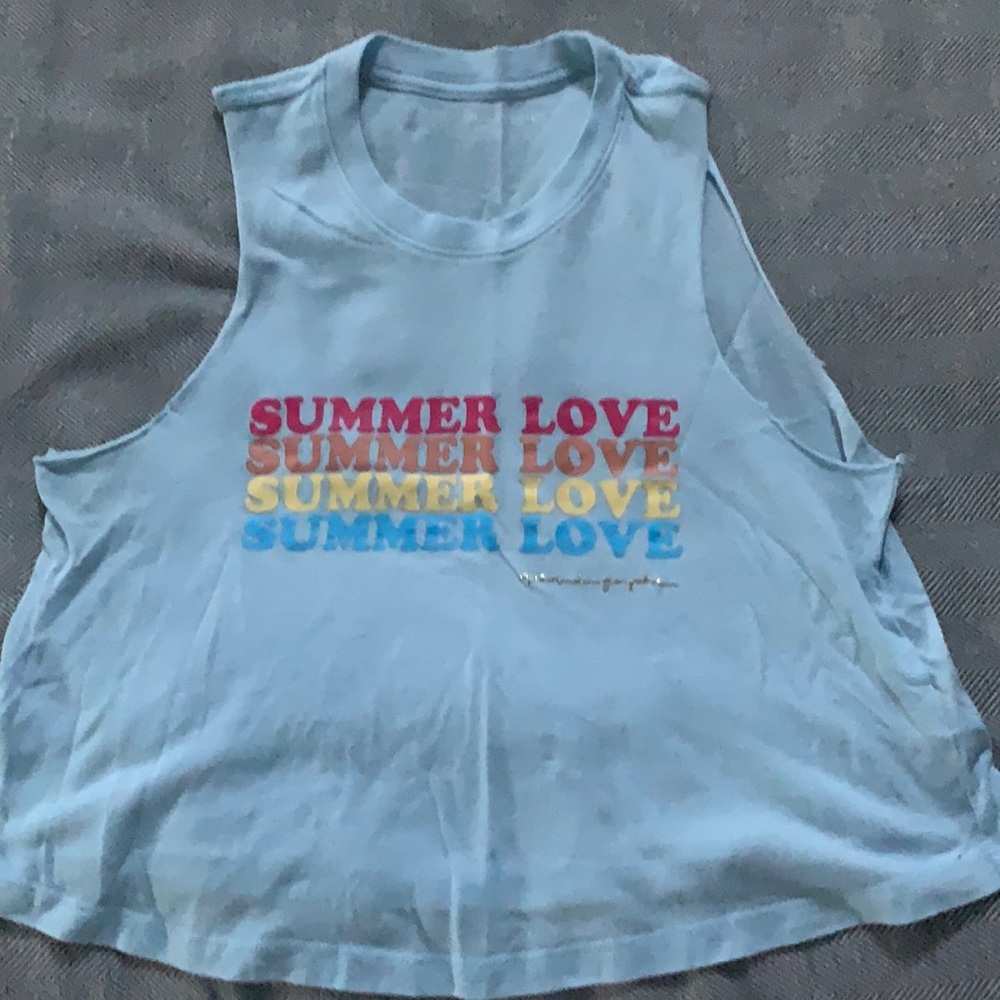 Spiritual Gangster Size small crop tank.